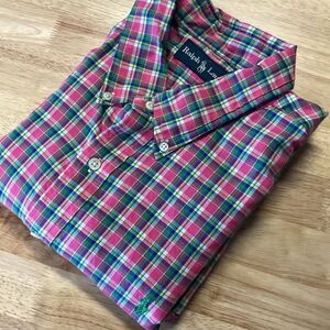Men's Ralph Lauren Long Sleeved Plaid Button Down‎ XXL